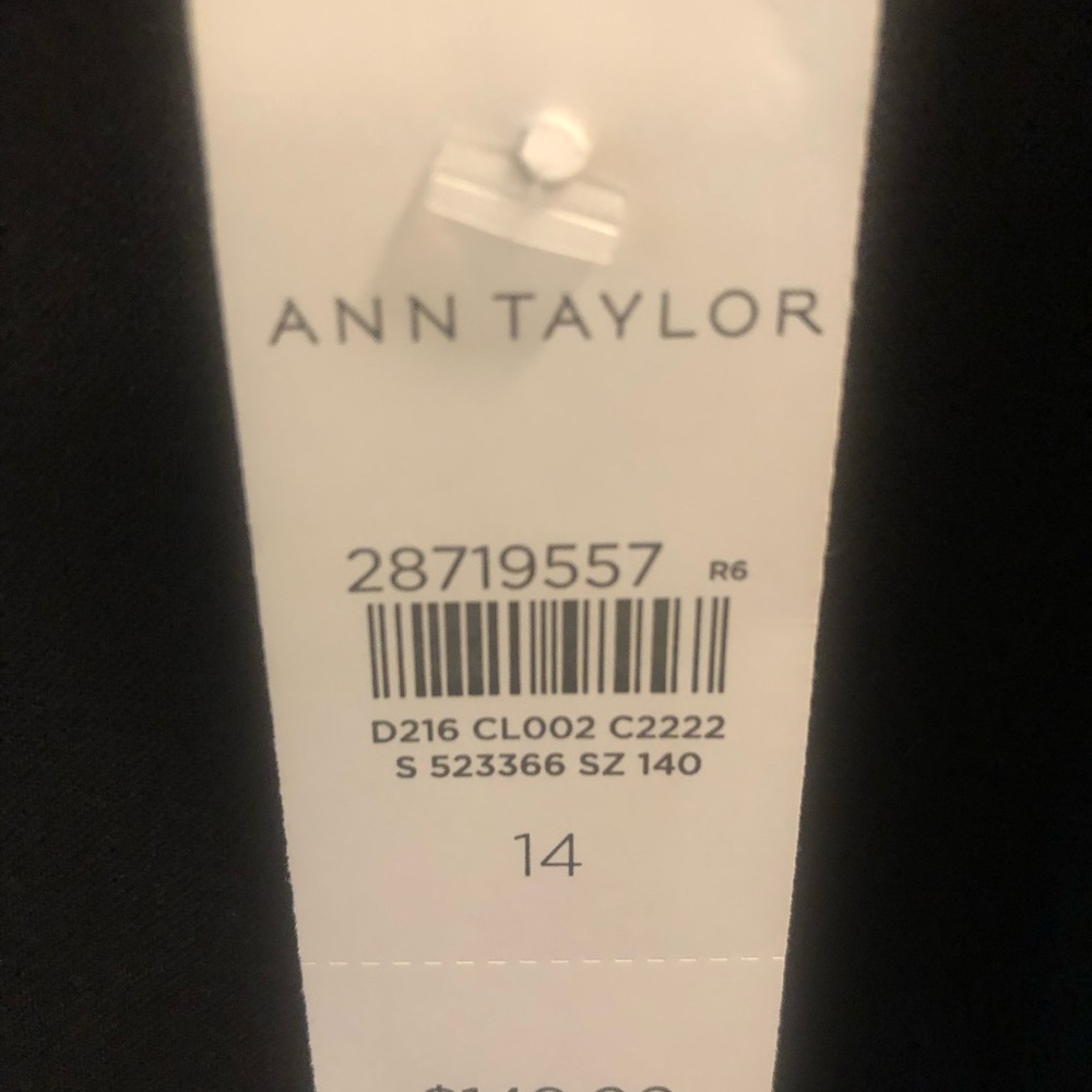 Ann Taylor Little Black Dress 14 - Picture 3 of 4